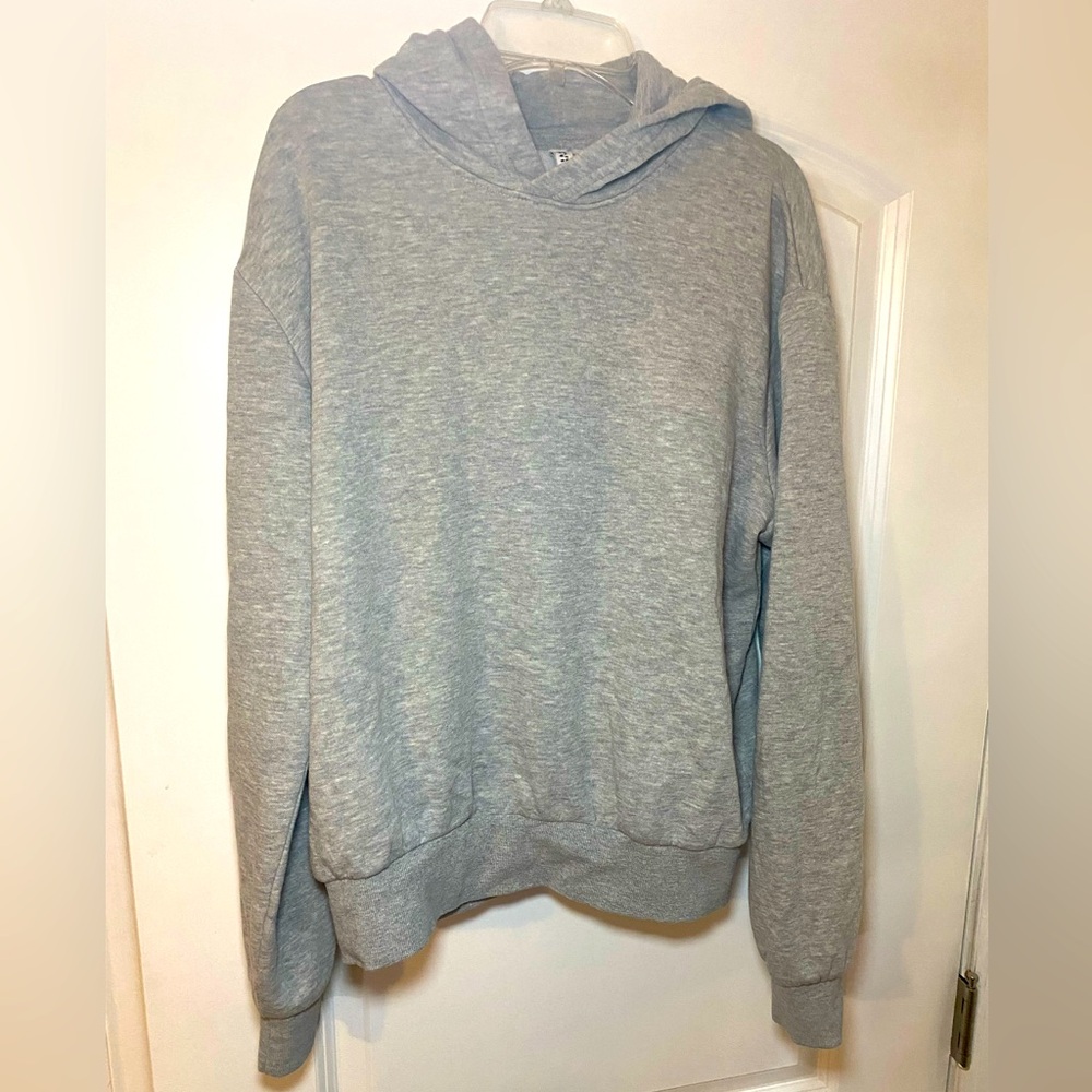 H&M gray hooded sweatshirt size small